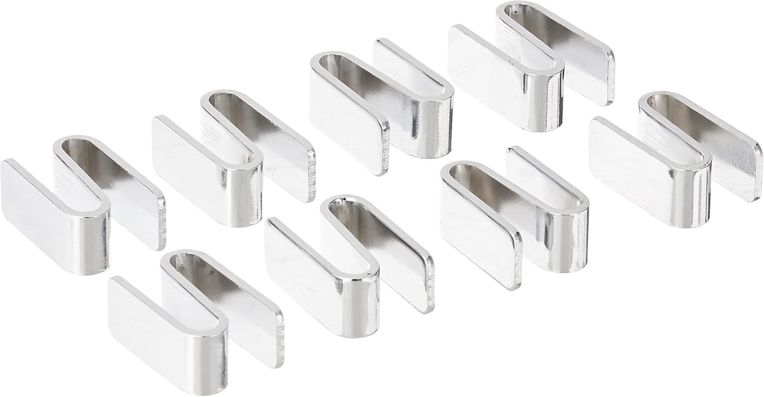 Uline Rack Hooks ULINE S-Hooks for Wire Shelving Units 8/pack - Chrome H-1205S * * for ...