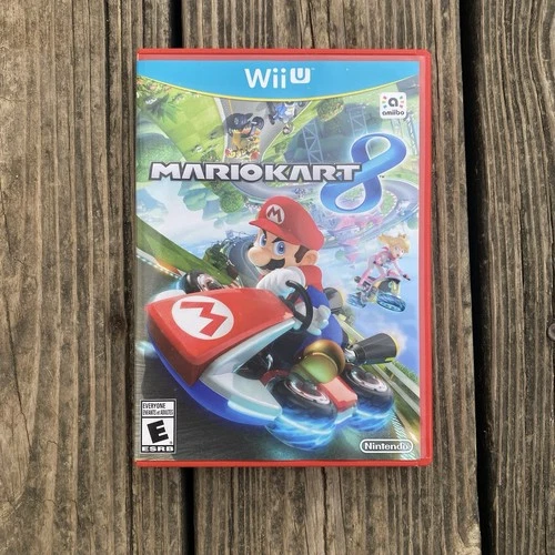 Mario Kart 8 (Nintendo Wii U, 2014) Disc With Case, No Manual VGUC Racing Game