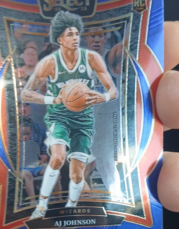 2024-25 Panini Select - Concourse AJ Johnson #67 Blue Prizm (RC) MINT CONDITION 