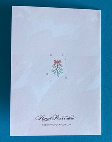 Agent Provocateur Glamour Christmas  Card with Envelope