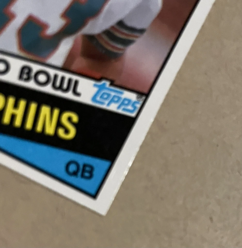 1984 年 Topps - Dan Marino #123 (RC) — 第 3/4 张图片