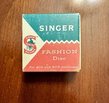 #4 Singer Top Hat Fashion Disc Cam Sewing Solid Scallop 403 401 500 503 600 # 4