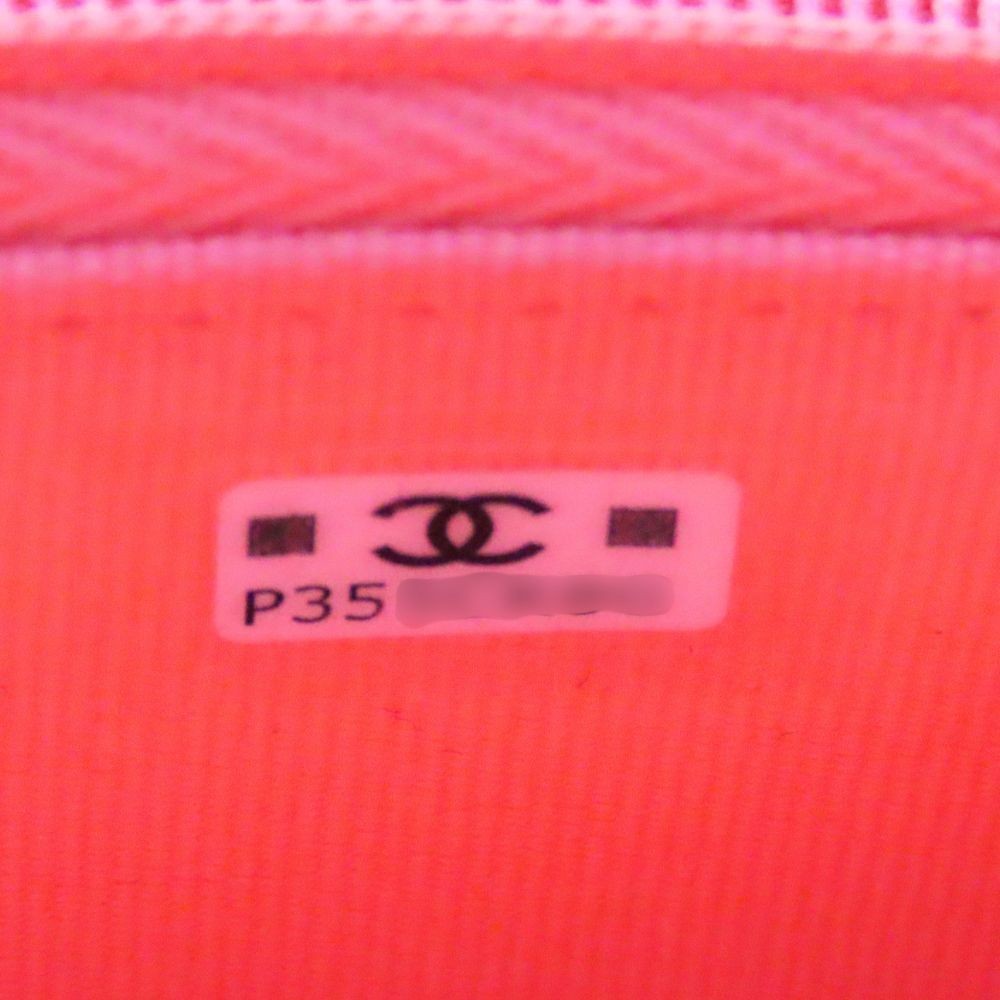 Used CHANEL AP3728 Coin Case Pink Coco Mark Star Lambskin Wallet image 10
