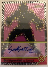 2025 Topps Finest X-Men '97 Gui Agustini Sunspot Voice Actor Auto #VA-GA