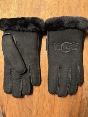 Ugg Handschuhe Schwarz Lammfell Größe M NEU