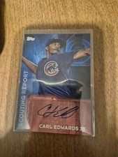 2016 Topps Scouting Report Autographs Series 2 Carl Edwards Jr. #SRA-CE (AU, RC)