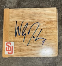 Syracuse Orange Wesley Johnson Signed Autographed Hardwood Court