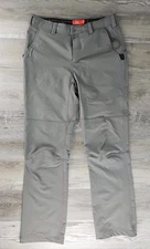 Western Rise Pants Men's Size Large Gunmetal Gray Stretch Tech 36x32