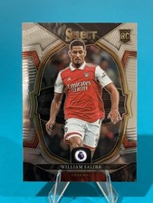 2022-23 Select Premier League William Saliba RC Terrace Arsenal Rookie Card. rookie card picture