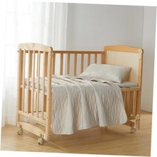 Toddler Bedding Set - All Season Toddler Quilts - 3 Ellipse Weave Off White