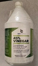 Belle Chemical 45% Pure Vinegar - Concentrated Industrial Grade (1-Gallon)