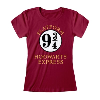 Harry Potter Top Rot Damen Hogwarts Express Rot