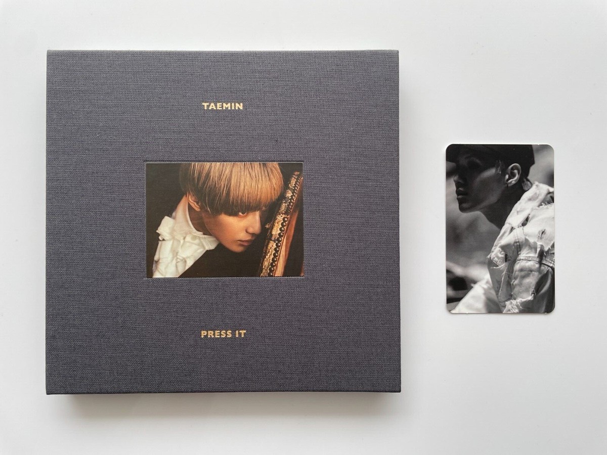 TAEMIN テミン PRESS IT CD2枚＋フォトカードセット TAEMIN PRESS IT Select version CD Photocard 1st full Korean Album