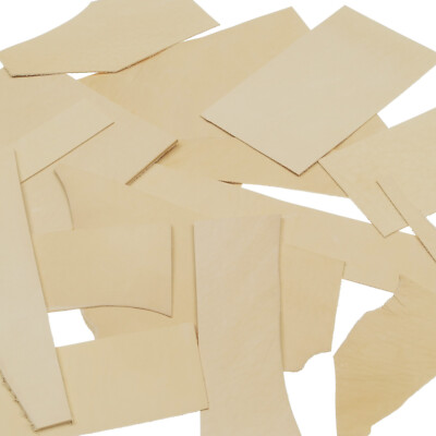 Blankleder 500 g Punzieren Vegetabil Echtleder Rindleder Lederreste Leather