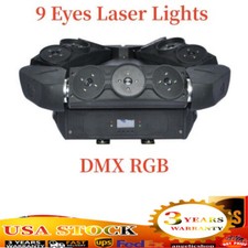 Stage Moving Head Beam Laser Light 9 Eyes RGB Spider Projector DJ Bands Lamp