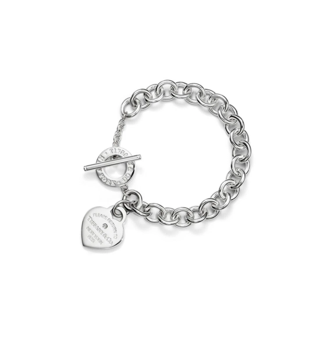 Tiffany and co heart bracelet 925 sale