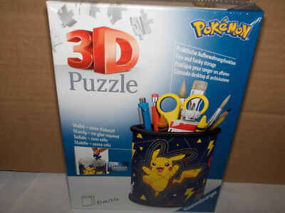Pokemon 3D-Puzzle 57 Teile Stiftebox  Ravensburger  Neu,OVP,Lizenz