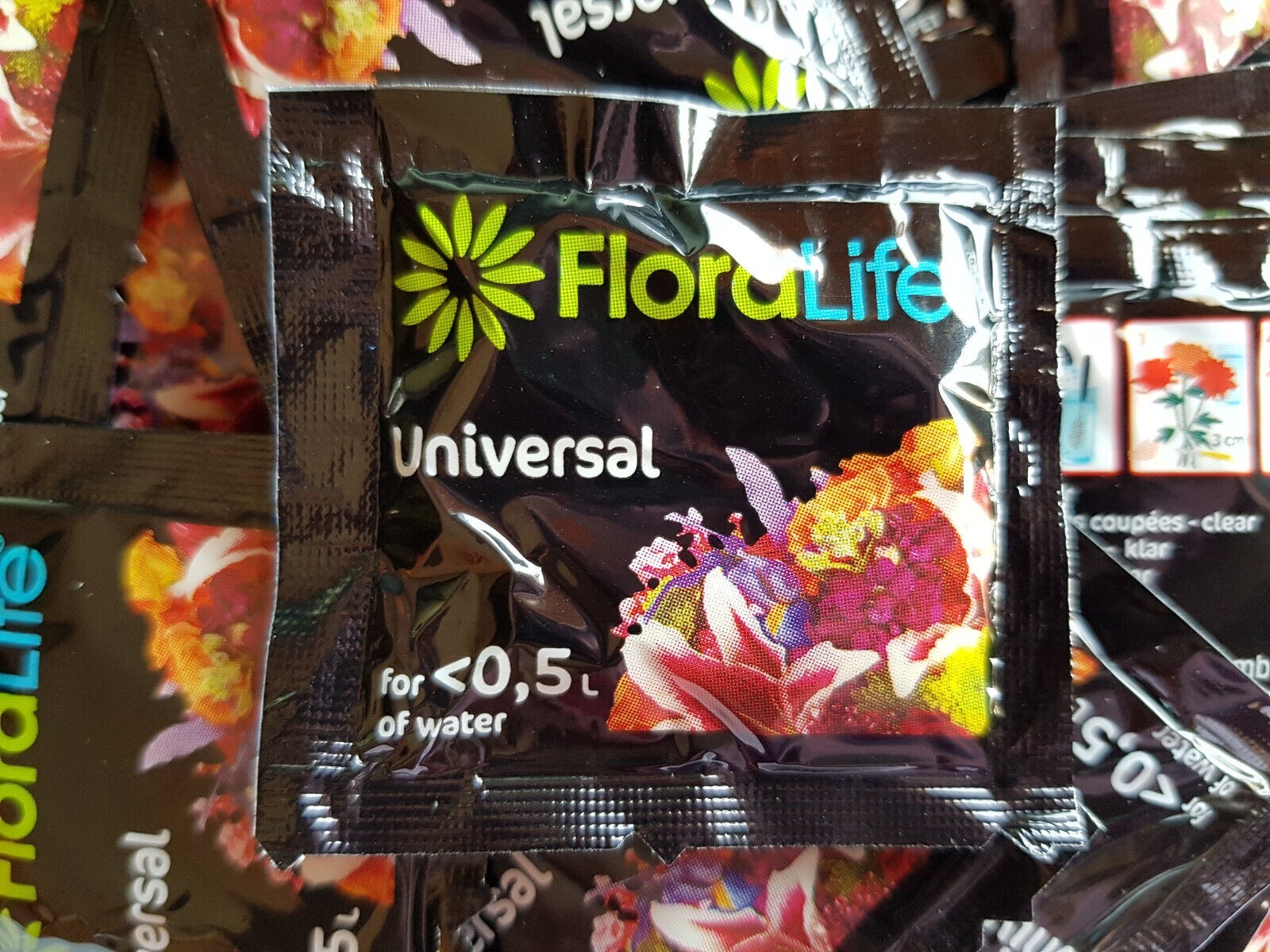 Floralife Cut Flower Food Sachets Clear 3.5g x 40 FREE POSTAGE eBay