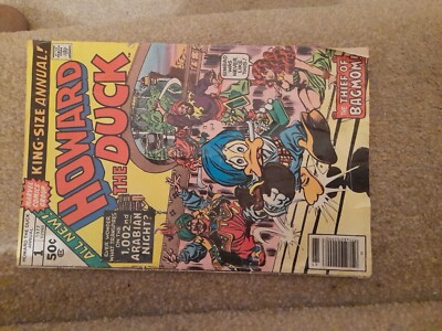 Howard The Duck King Size Annual Marvel Comics Group Vintage 50c 1977