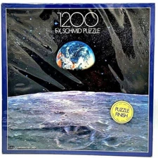 SEALED New Moon View to Earth F.X. Schmid 1200 Exquisit Puzzle Complete