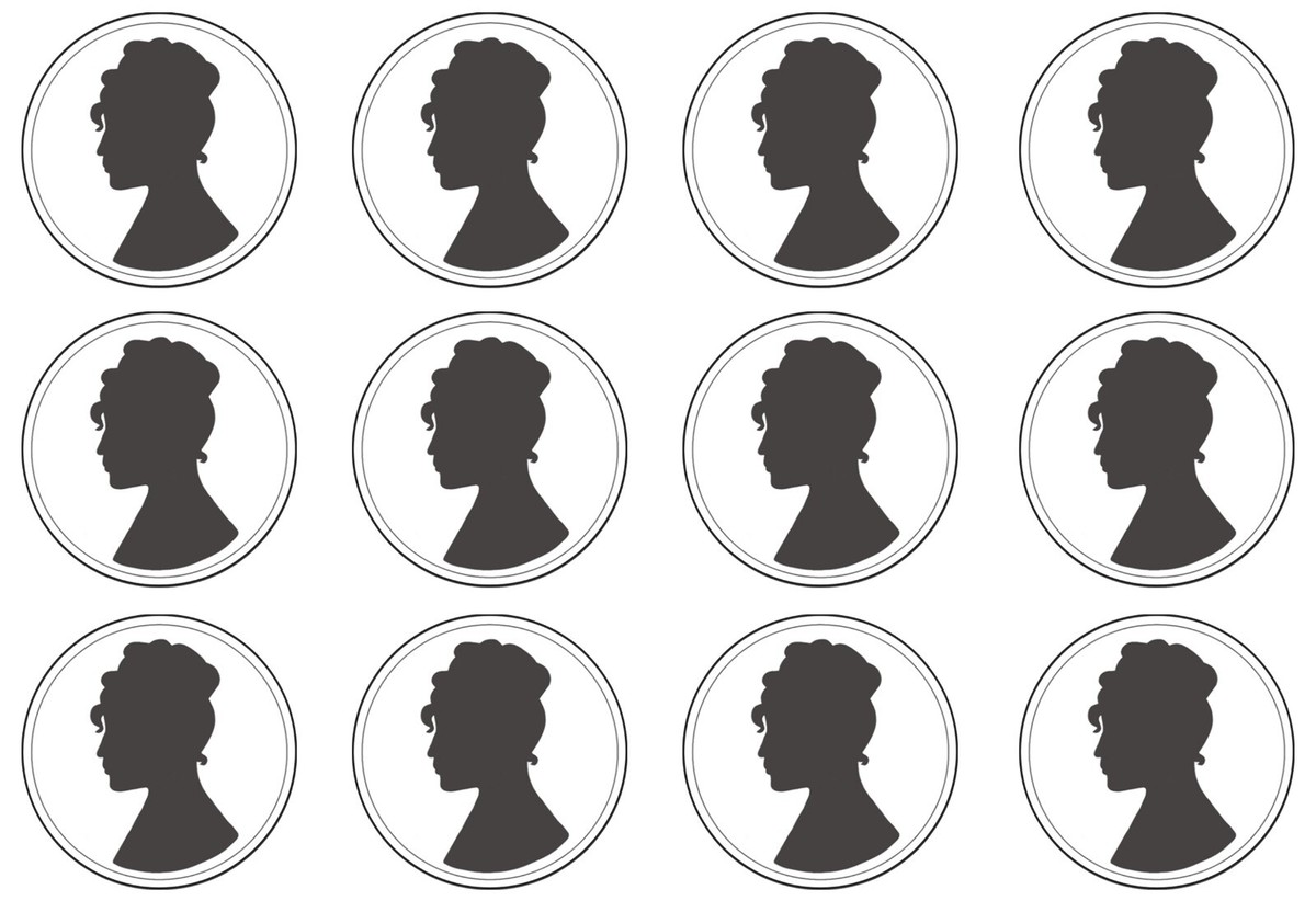 24x EDIBLE Bridgerton Lady Whistledown Toppers WAFER PAPER Sheet