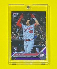 2023 MLB Topps Now Joey Meneses Rookie PURPLE PARALLEL /25 SSP Nationals #251 RC