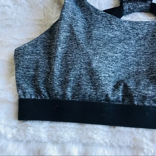 Sujetador deportivo gris IcyZone talla L - Imagen 2 de 6