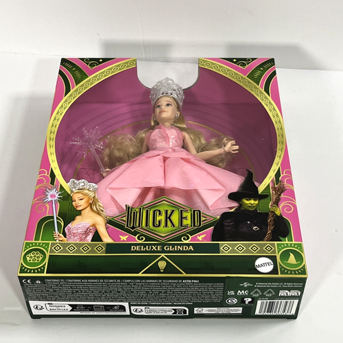 Mattel Collectible Universal Pictures Wicked - Deluxe Glinda Fashion Doll & Acc - Picture 8 of 8