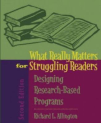 What Really Matters for Stru- Richard L Allington, 9780205443246, paperback, new