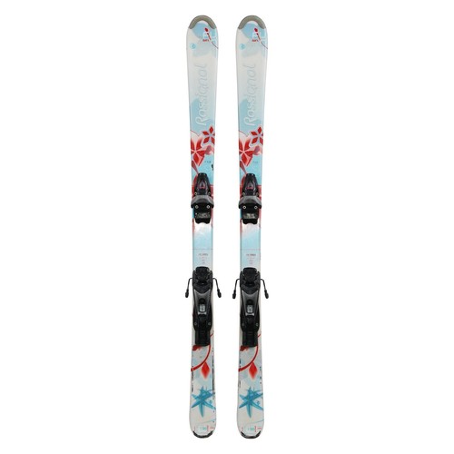 Paire De Skis Rossignol Scratch Pro Junior (141-150 Cm) + Fixations, Bleu, Occasion Freestyle