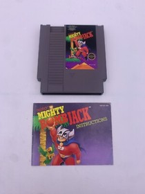 Mighty Bomb Jack (Nintendo Entertainment System, NES, 1987) con manual