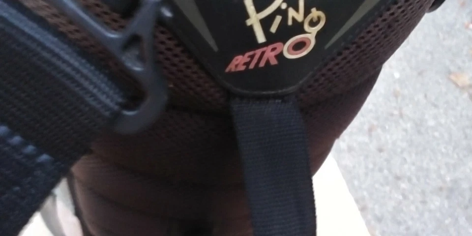 Ping Retro Pink Canvas/ Nylon Cart Golf Bag 7 Way Divider Good - Image 2 of 4