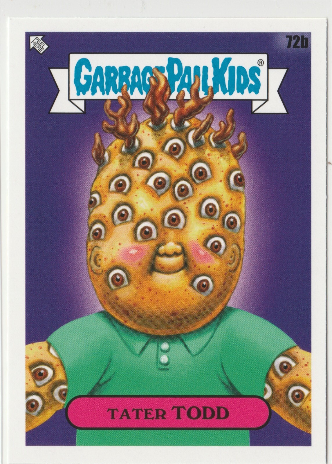 Tater Todd #72b Garbage Pail Kids GPK 2021 Food Fight Trading Card