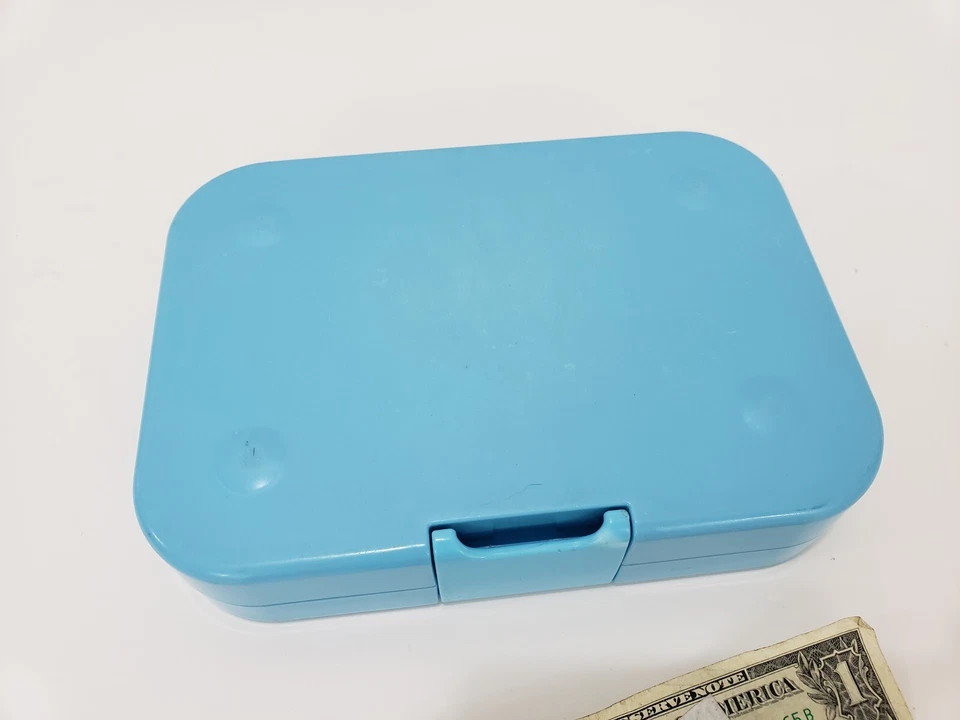 2 Fiambreras Yumbox Plastic Bento - Azul - LOTE de 2 Cajas - 5 Compartimentos -- LEER Foto 3 de 4