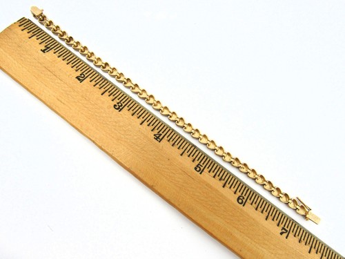 14K Michael Anthony Gold Heart Bracelet 11.1 Grams - Picture 4 of 5