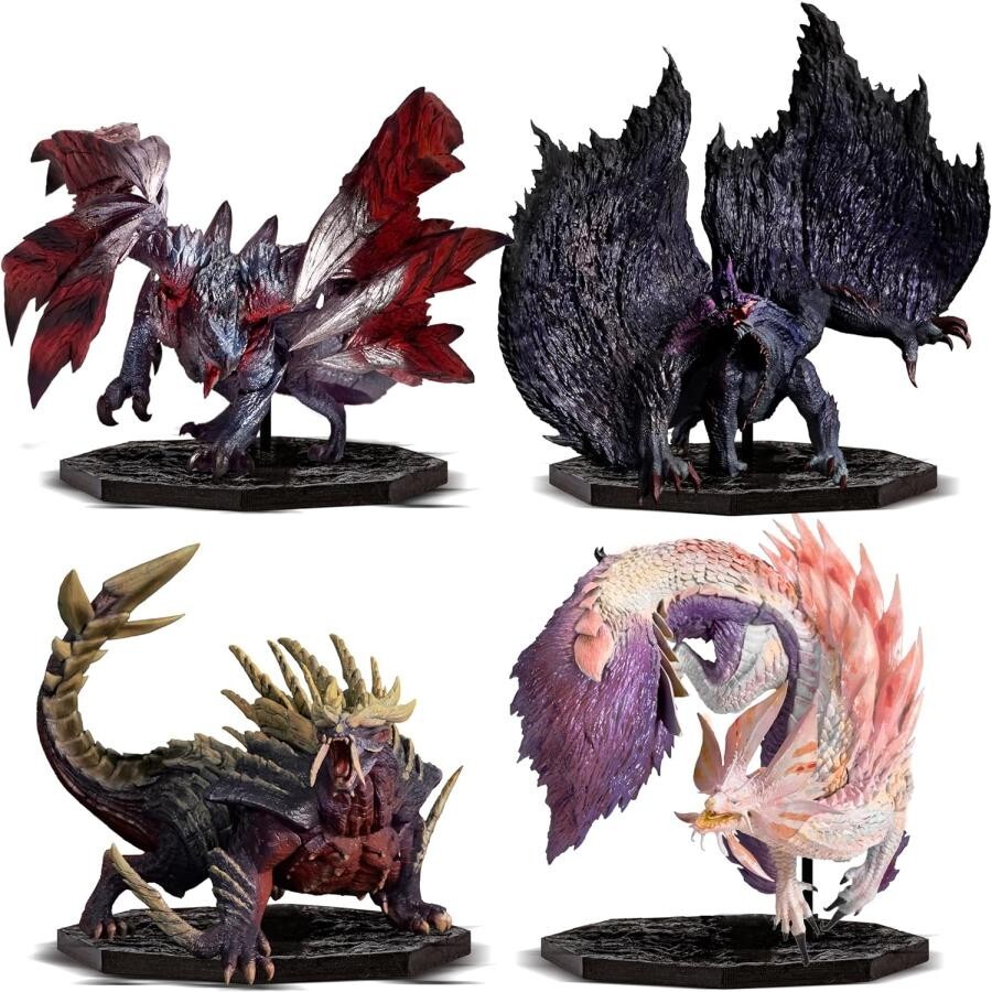 Capcom Figure Builder Cube Monster Hunter 4-Piece Set From Japan