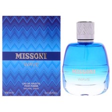 2 Pack Missoni Wave by Missoni for Men - 3.4 oz EDT Spray