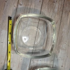 Duralex Square Bowls 4.5” Glass Stacking Food Prep or Fruit Bowls Quantity of 3