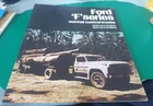1970 FORD F SERIES  TRUCKS  Australian Sales Brochure RARE
