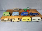 10-Vtg 1950s & '60s Lesney Matchbox Vehicles #1,20,23,25,27,30 Grey Wheels