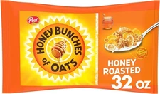 (Free Duty Tax) Honey Bunches of Oats Honey Roasted Breakfast Cereal Bag wit