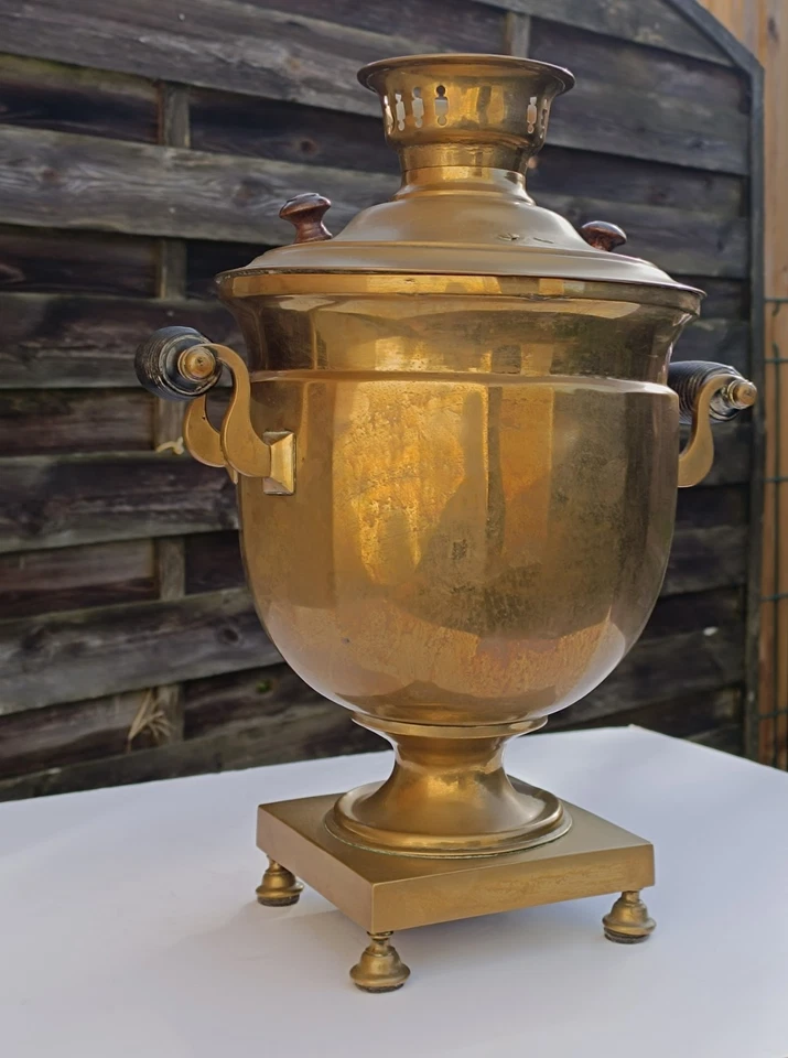 Samovar russe ancien  antique Russie rare vintage old Russian samowar - Photo 4/4