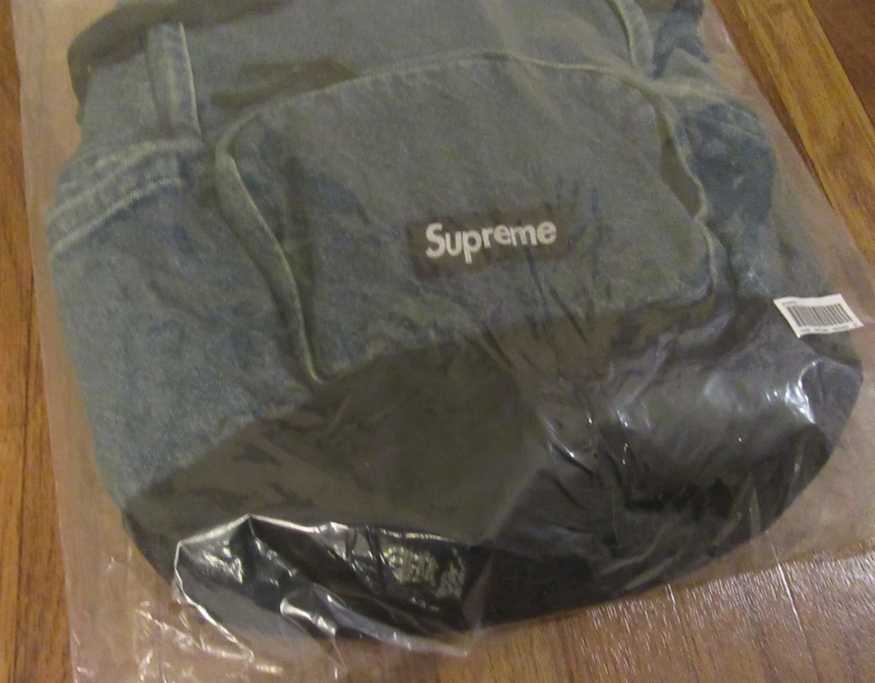 Supreme Denim Backpack Washed Indigo FW25 Supreme New York 2025 Free U.S. S&H - Image 4 of 4
