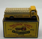 1958 Matchbox Lesney Albion Chieftain #51 With Original “B5” Box - Grey Wheels