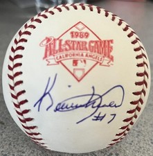 Kevin Mitchell San Francisco Giants Signed 1989 All Star Game Baseball COA