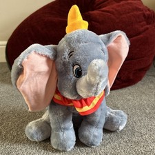 DISNEY STORE Large 15" Dumbo the Elephant Plush Stuffed Animal Toy