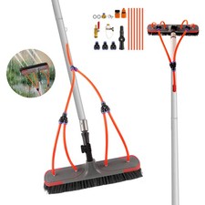 24ft Telescopic Water Fed Window Cleaning Pole, Hose Fed Equipment Kit