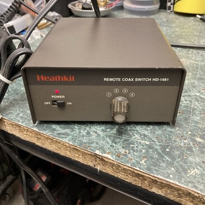 Heathkit Model HD-1481 Remote Coaxial Switch Box for Ham Radio Antenna