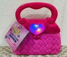 Fantasy Girls Light Up Purse Pink Flashing Heart Handbag Kids Toy 430001750251