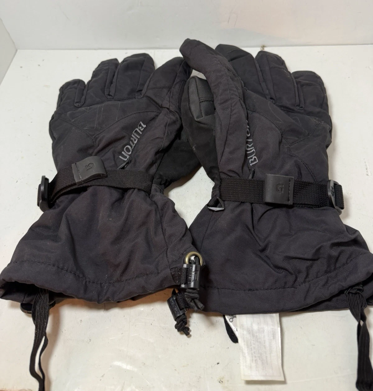 Burton Gore-Tex Gloves Snowboard Ski Gloves Black Insulated Ski MENS SZ XL